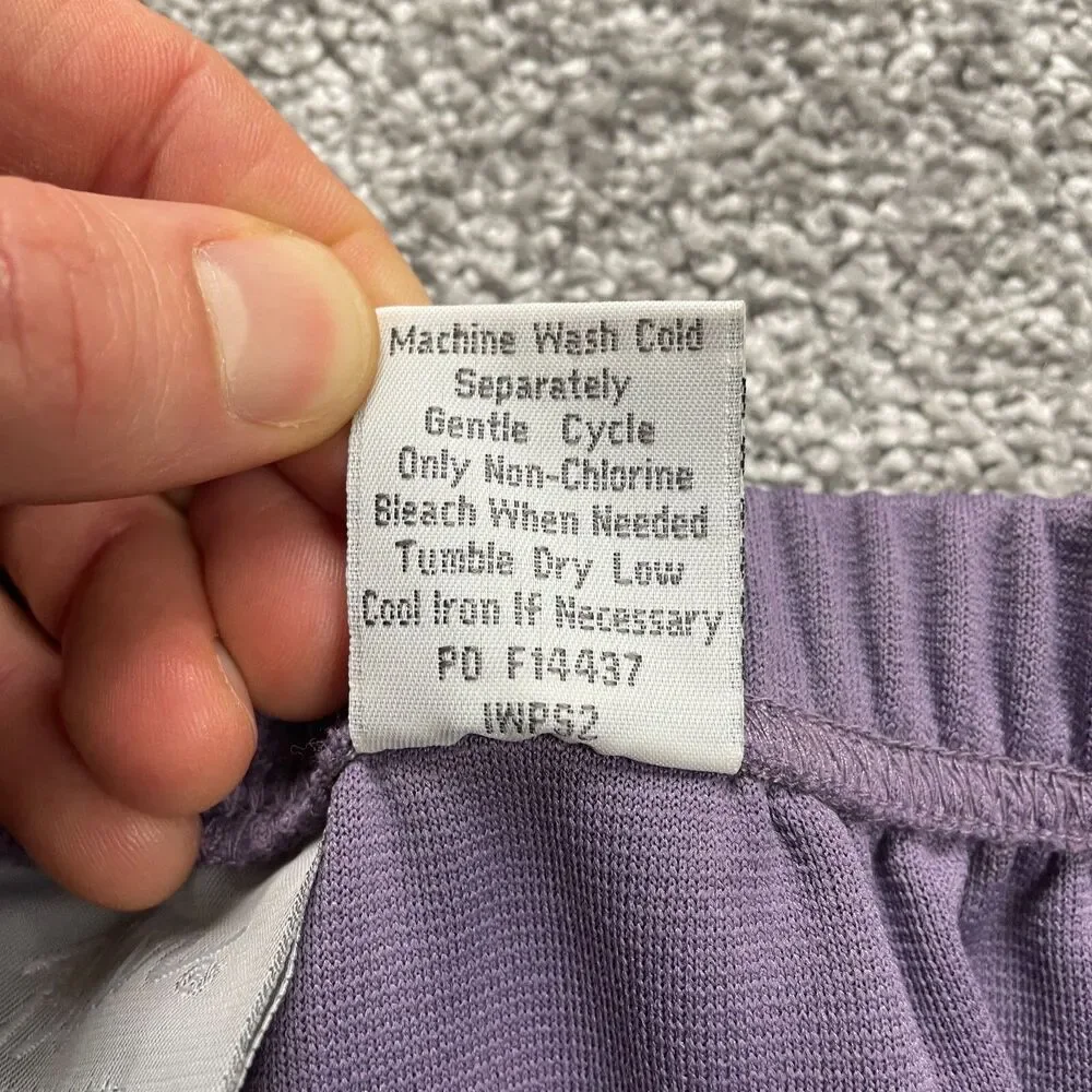 Blair Sweatpants Womens 10 Light Purple 24x29 Straight Leg Soft Elastic Vintage